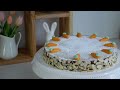 Easter decoration ideas🐰Swiss carrot pie recipe🥕DIYs - Easter wreath / wool carrots / Easter vlog🐣🌷