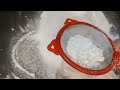 asmr crush satisfying baking soda