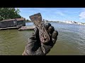 The Biggest Secrets Found Magnet Fishing Old Abandoned Floating Houses!