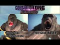 Godzilla x Kong : The New Empire Stop Motion Comparison HD | Jamesimus Prime