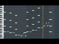 ignore my yawn is my favorite instrument (fl studio piano roll)