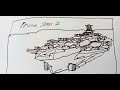Naval Ops : Commander Warship Gunner PS2 Drawing the Super Battleship Druna Skass 2