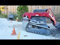 Amazing Road Repairs! With Volvo EC160 RC Excavator | Road Construction!