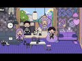 Purple Girls 💜 vs Black Boys 🖤😱 Toca boca house makeover 😍 [ Toca Life World ]