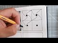 Zentangle Art | Rysowanie Wzorków Krok Po Kroku | DIY Tutorial