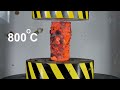 500 TON HYDRAULIC PRESS VS HOT METAL