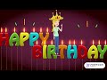 happy birthday to you animated video cover