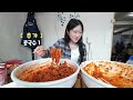 A popular restaurant inside a market?! Octopus Noodles mukbang in Icheon