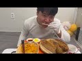 까르보 불닭에 BBQ황금올리브 닭다리라고~?!! 존맛이자나!!! mukbang chicken bbq