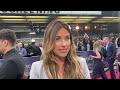 Amelia Warner interview on Young Woman and the Sea red carpet