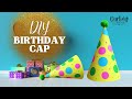 How to make a party hat | Make a fun paper birthday hat in less than 2 mins!