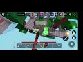 Roblox bedwars but cant use a kit