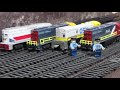 Video Fails Compilation Trains Set LEGO #excavators #railways #keretaapi