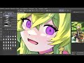 [Illustration Speedpaint] Collei - Dessin numérique en style manga (Genshin Impact fanart)