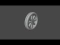 Low poly tire | Blender