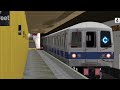 OpenBVE Virtual Railfanning: A, C, E, K and JFK Express Trains at 14th Street - 8th Avenue