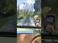 Swiss Mountain Train Climbs Up