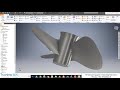 Inventor 2019 Solid 3D Modeling Tutorial 4 |  Propeller