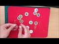 Gelli Print Stickers and Paper Buttons Tutorial - DIY