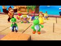 Super Mario Party Minigames - Luigi Vs Peach Vs Rosalina Vs Yoshi (Master Difficulty)