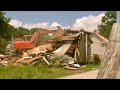 Demolition of House in Rittman, Ohio July 2017