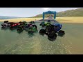 30 Monster Jam Insane Racing | BeamNG Drive | Grave Digger