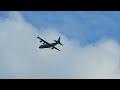 Thunderbird C130 on its way to the airshow #thunderbirds #C130 #SanfordAirShow #SpaceandAirShow #sfb
