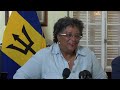 Barbados Prime Minister's Press Conference (July 5, 2024) - 2:30 p.m. AST