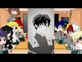 Bnha react to deku tik tok gacha club/ Dead Deku AU