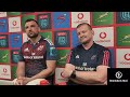 MUNSTER:  Post match reaction after beating the Lions in Joburg