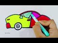 How to draw a Car step by step | Car drawing for kids | easy drawing for kids