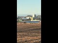 Antonov landing at small airport