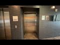 STRANGE SETUP! Nice 2007 KONE Ecodisc Elevator and Steps at Texas A & M University LASB Building