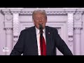 WATCH: Trump claims 'greatest invasion in history' happening at southern border | 2024 RNC Night 4