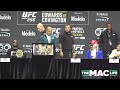 Leon Edwards throws bottle at Colby Covington after late dad joke | UFC 296 press conference