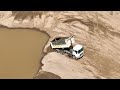 Amazing SHACMAN Showing Skill Technique Filling Rock By Wheel Loader Push Rock And Sand In lake