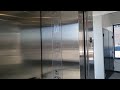 Scenic KONE MonoSpace MRL Traction Elevator @ University Edge Parking, Lansing, MI