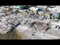 Hurricane Ian, Fort Myers Beach Raw Drone Extensive Damage Survey - 10/1/2022