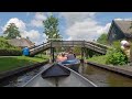 Giethoorn Boat Tour in 4K: Explore Dutch Canals