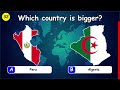 Which Country is Bigger? | Country Quiz Challenge
