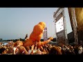 Crowd Surfing T-Rex at Carolina Rebellion 2017