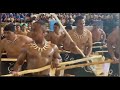 Samoan war dance another version of the matamatame siva tau (Samoan Tongan war)