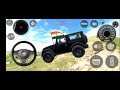 Dollar song sidhu musewala real Indian new model Black Thar offroad village driving gameplay video