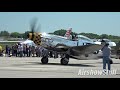P-51 Mustang Low Flybys! Gathering of Warbirds 2017