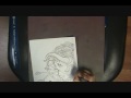speed drawing deteriorated woman