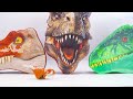 Jurassic World Unboxing Review | Triceratops Mystery Box, Pteranodon Mystery Box, Spinosaurus | ASMR