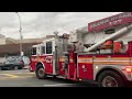 FDNY E298 & TL127 responding to a class 3 - 12/19/21