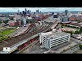 City Centre Manchester Drone Views July 2024