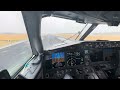 Is this supposed to be summer?! Rainy approach into Eindhoven. [4K HDR]