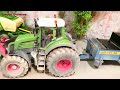 TRACTOR with UNIQUE BALE HANDLER at Work on the Corleone Farm | rc farming